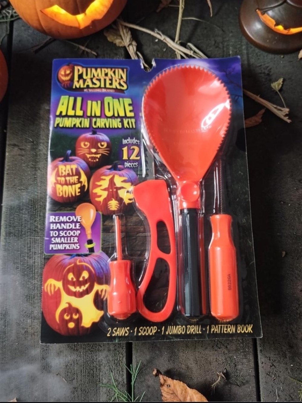 All-In-One Pumpkin Carving Kit - 5 PCS. NIP